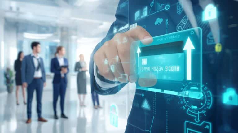 create images for a manageable payment solution system for businesses using virtual credit cards